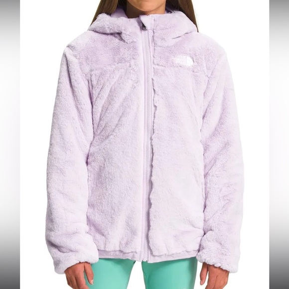 The North Face Mossbud Reversible Winter Coat Jacket Lavender 3T - Picture 4 of 5